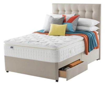 Silentnight - Knightly 2800 Pkt Memory Pillowtop - Double 2 Drawer